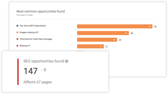 Automatic find seo error