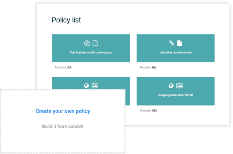Choose policy