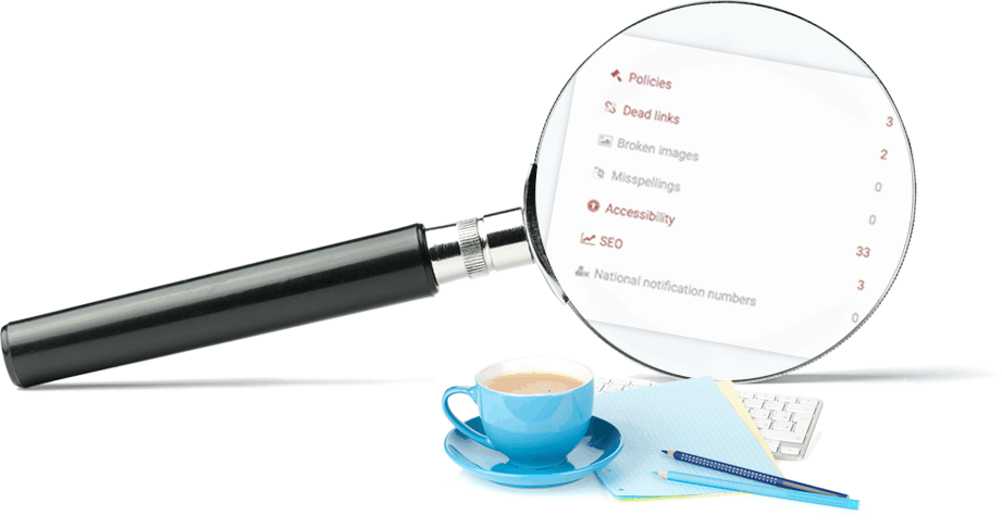 Seo errors visually