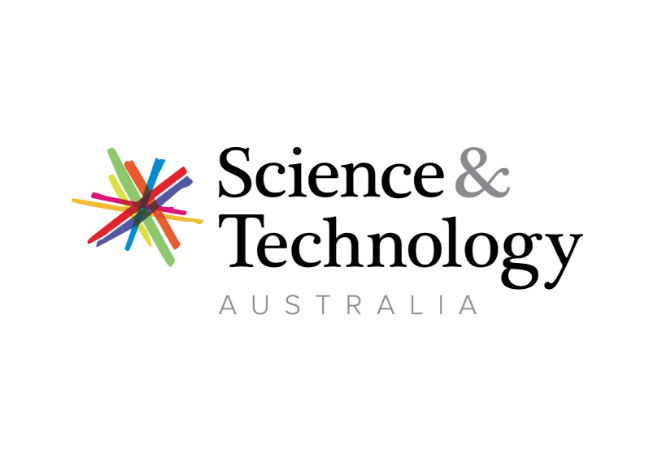 Science & Technology Australia logo.