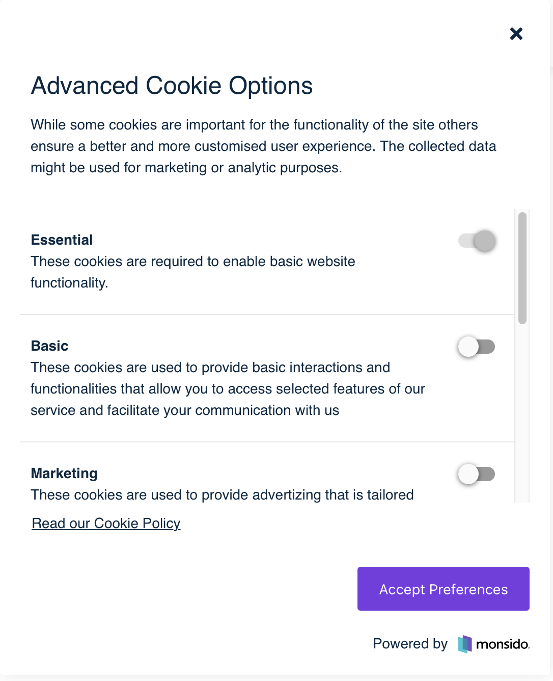 Cookie Consent Policy