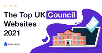  Top UK Council Websites 2021 infographic