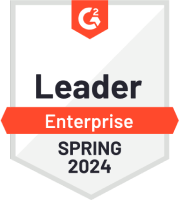 G2 badge - Leader - enterprise